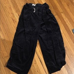 Other Stories Dark Corduroy Belted Trousers